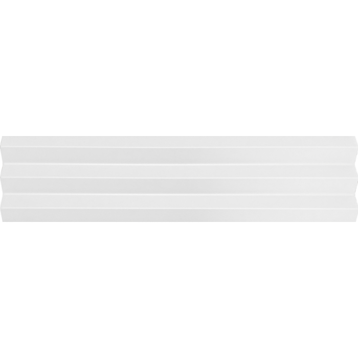 ACANTO - V Ribbed White