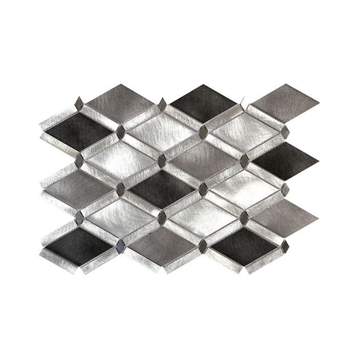 ALUMINUM MOSAIC - Silver Blend Diamond