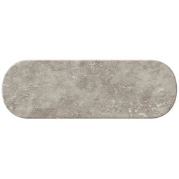 Cross Cut - Porcelain Silver  2 X 6