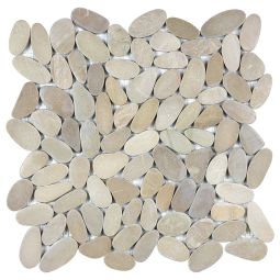 Zen Pebble - Porcelain  12x 12