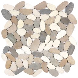 Zen Pebble - Porcelain  12x 12