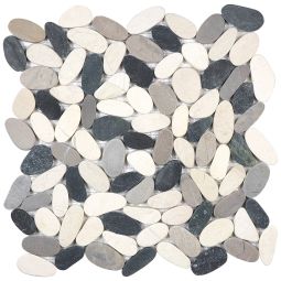 Zen Pebble - Porcelain  12x 12