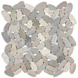Zen Pebble - Porcelain  12x 12